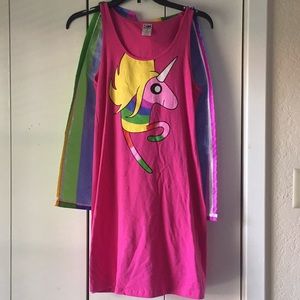 Adventure Time Princess Rainicorn dress w/ cape